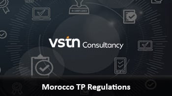 VSTN Consultancy banner with the text 'Morocco TP Regulations' on a dark, tech-themed background.